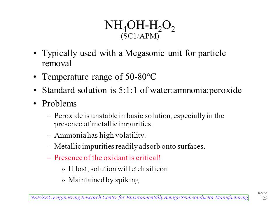 Surface Preparation and Wet Processing ppt download